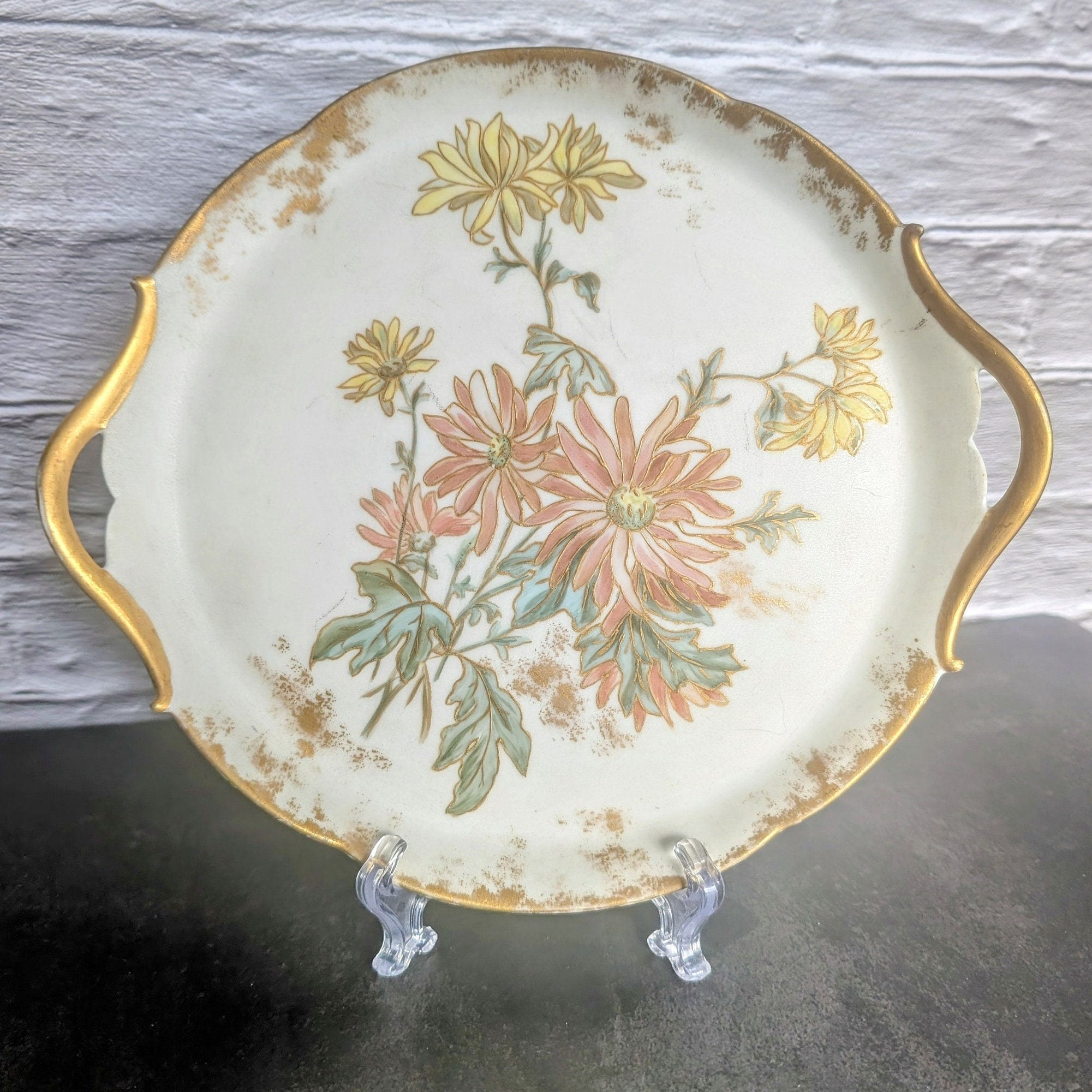 MEISSEN - ☆御専用　J.Pouyat プーヤ　リモージュ／金彩 手描きプレート ２枚 J. Pouyat Limoges - Etsy