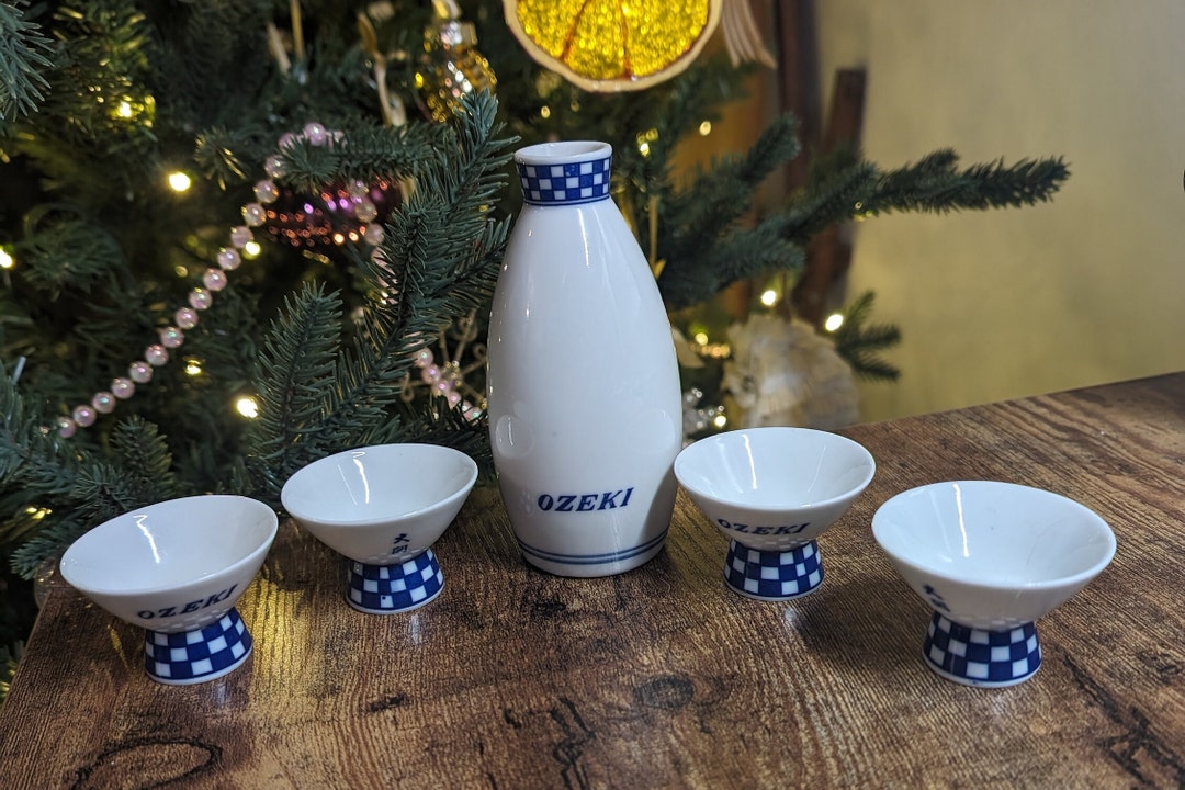 Vintage Ozeki Porcelain Sake Set Made in Japan Etsy