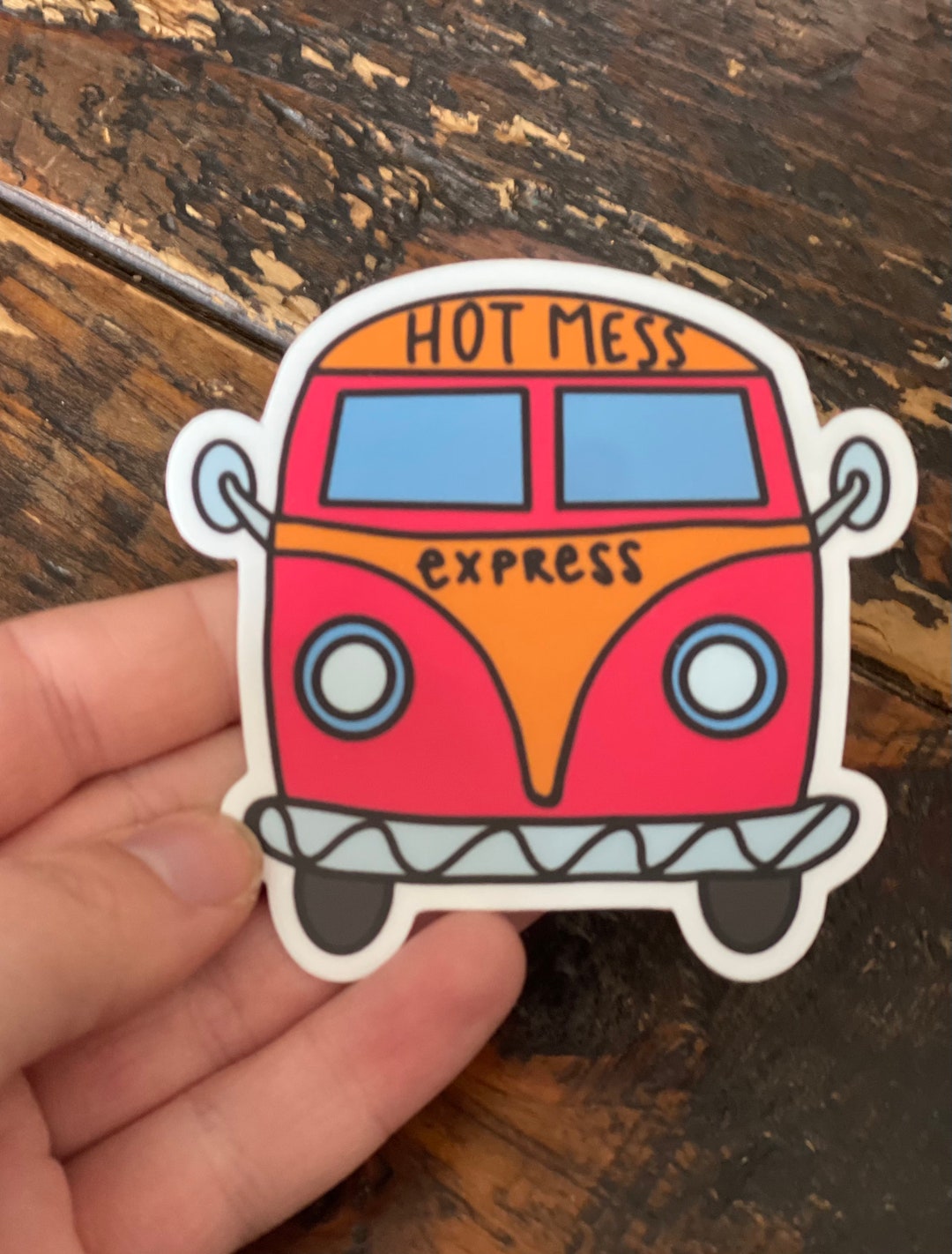 Large Hot Mess Express Sticker Etsy