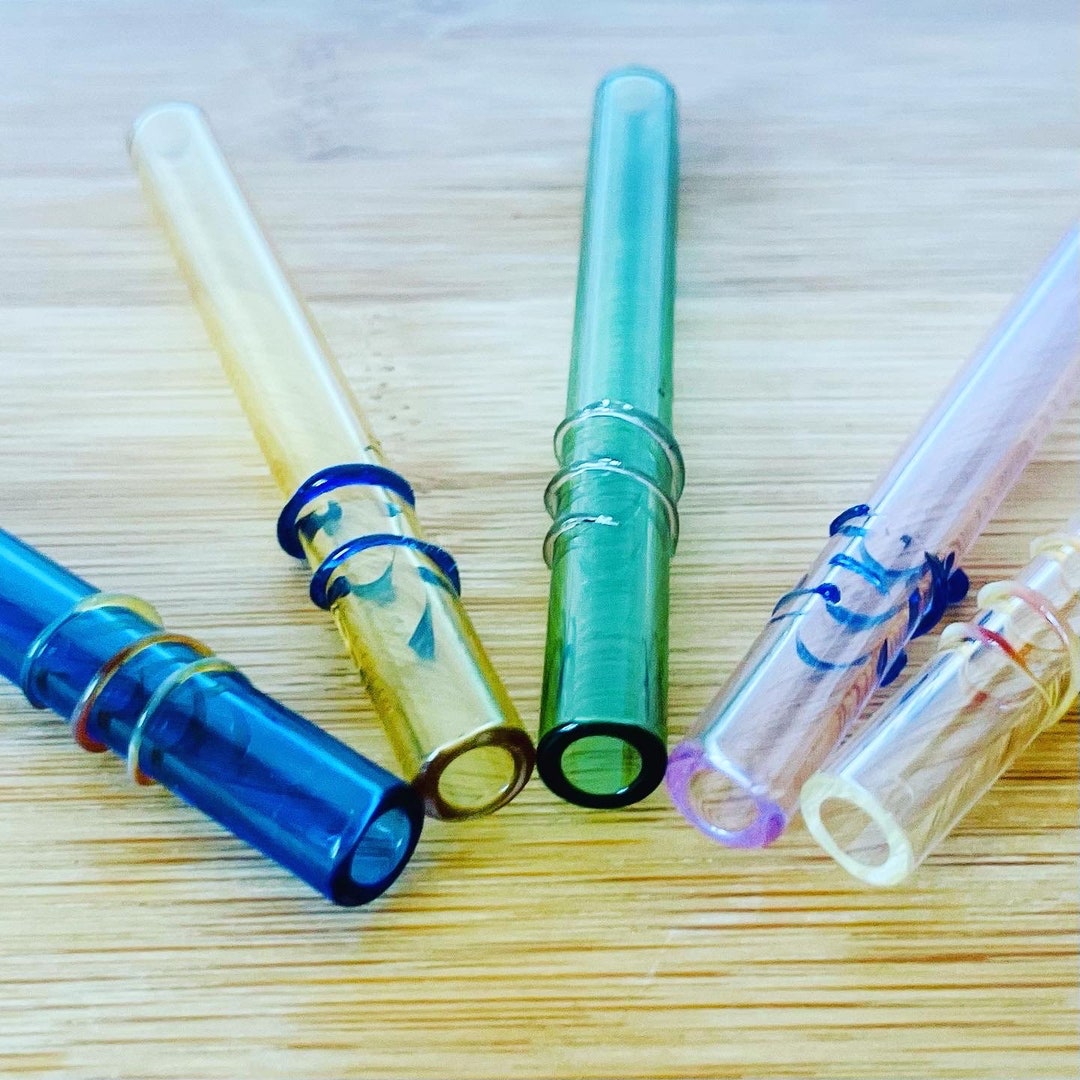 Colourful Drinking Straw, Swirl 3 Inch Cocktail Straw, Glass Short ...