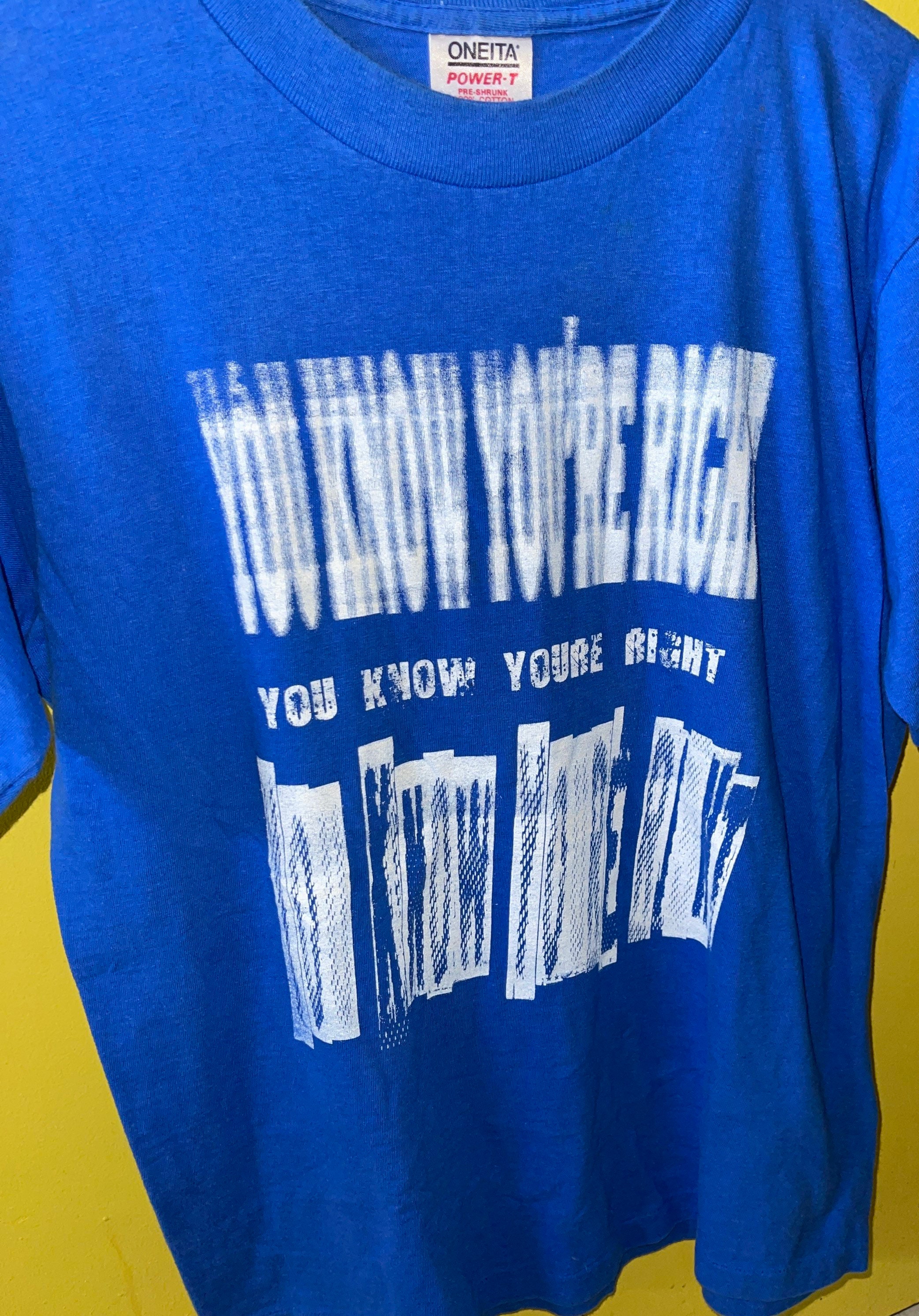 Nirvana Vintage You Know Youre Right Lyrics Tshirt Size Etsy Nirvana Vintage You Know Youre Right Lyrics Tshirt Size Etsy