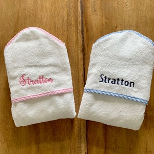 Monogrammed Hooded Baby Towel