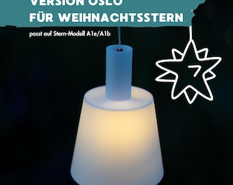 Austausch Lampenschirm OSLO passend für Weihnachtsstern Stern A1e/A1b | Ersatz-Schirm | Ganzjährig | Licht