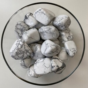 White Howlite Tumbled Stone