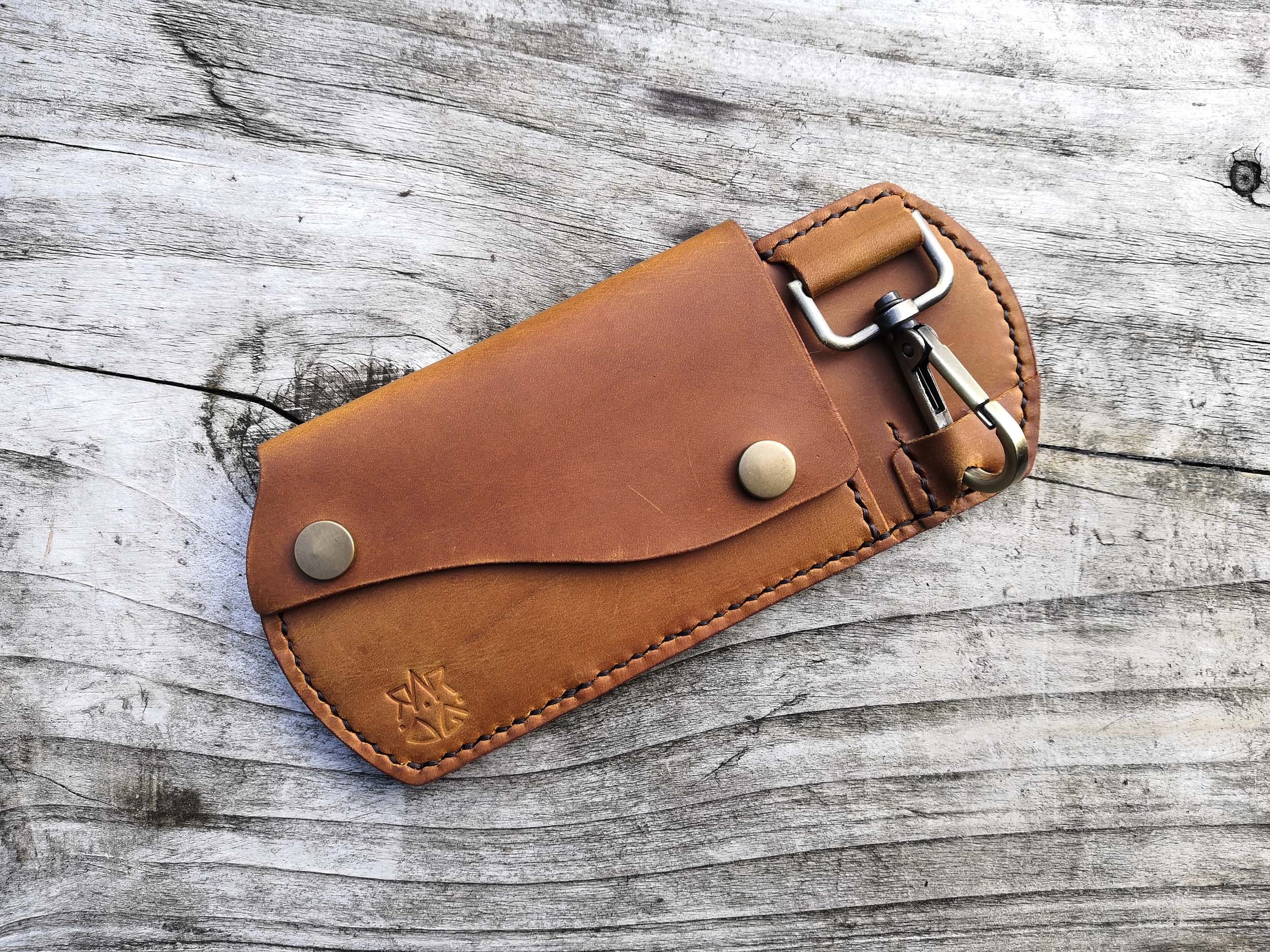 Leather Belt Wallet, Leather Key Holder, Belt key holder, Travel Wallet, Leather Small Wallet, Handmade Belt Wallet