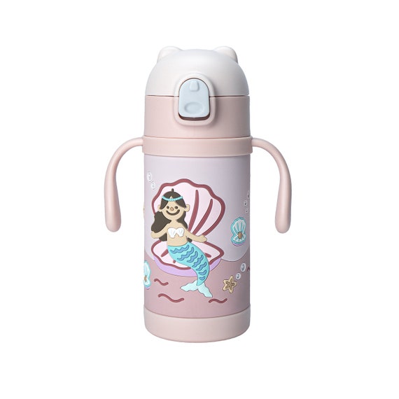 Kids Water Bottle with Straw, - Water Bottle is Dishwasher Safe