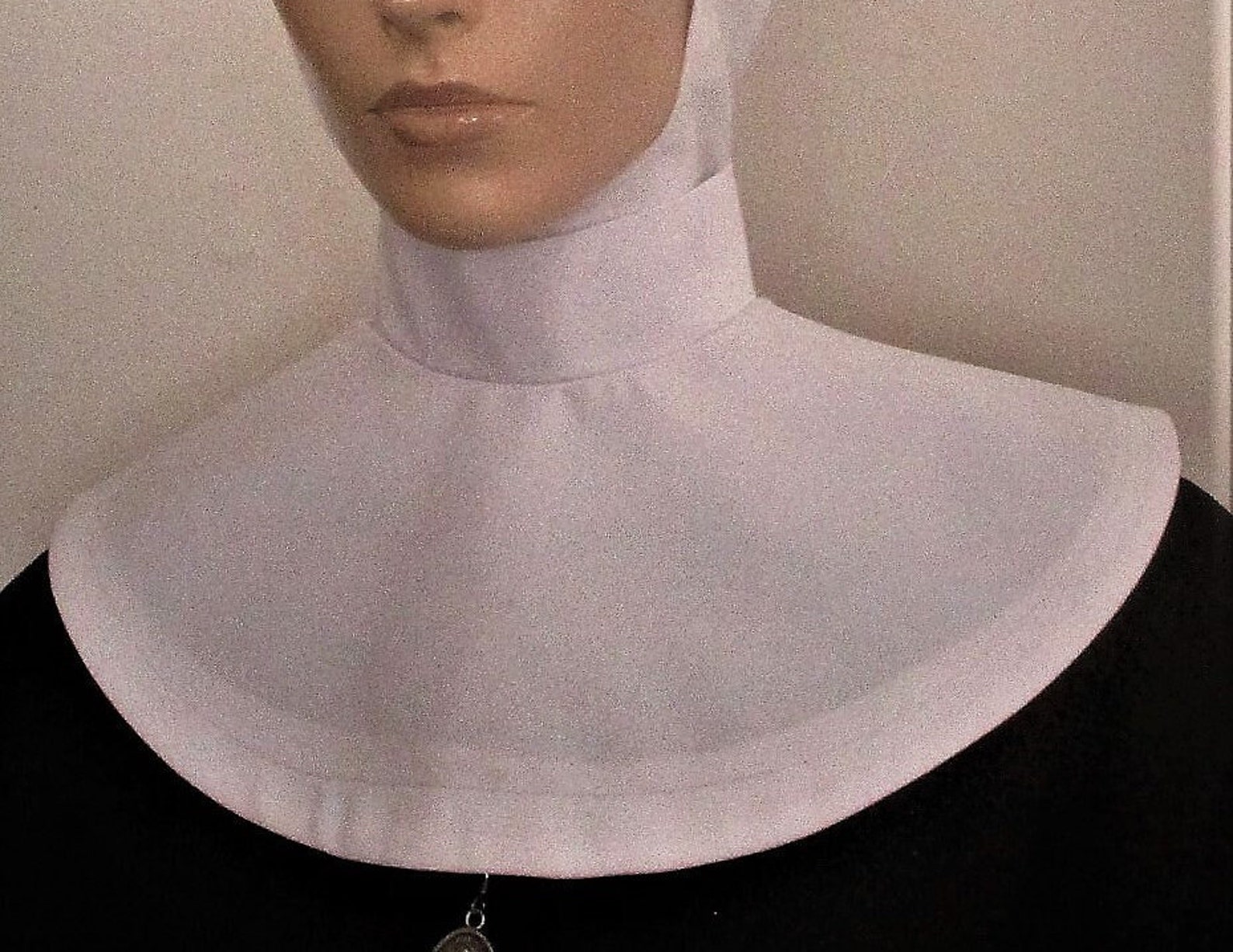 NUNS CAMMASET COLLAR Nun's Guimpe Nun Collar Nuns Habit Etsy