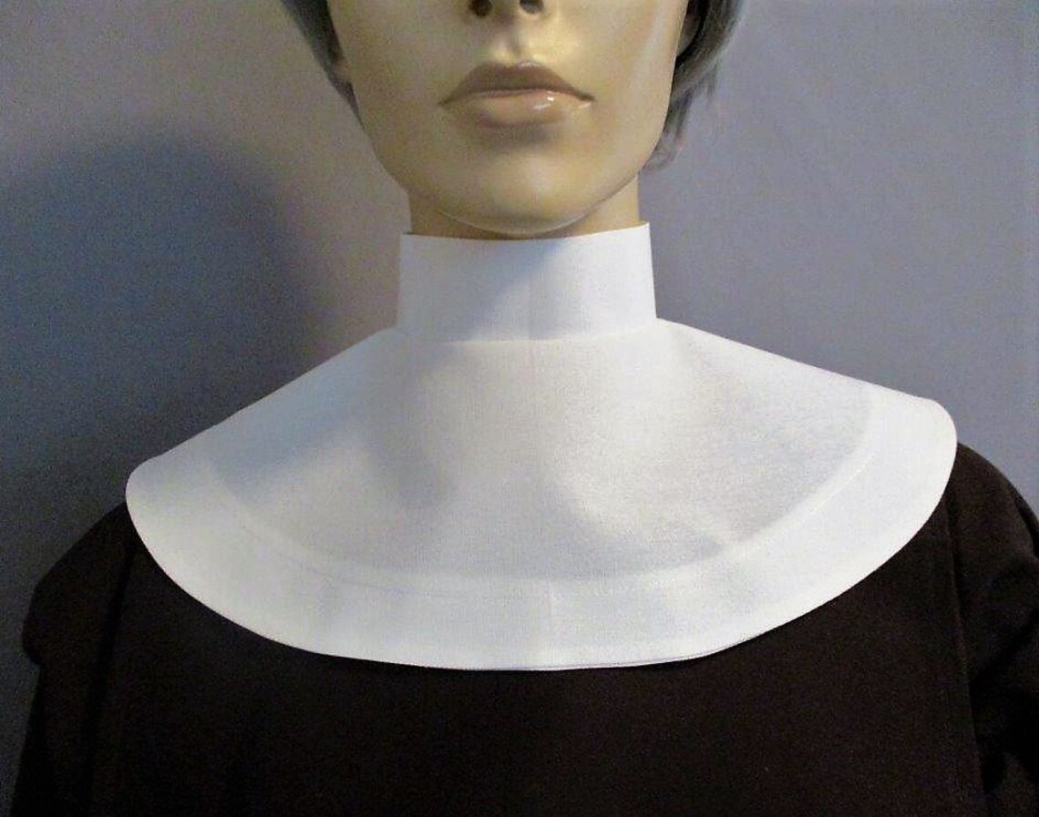 NUNS CAMMASET COLLAR Nun's Guimpe Nun Collar Nuns Habit Etsy