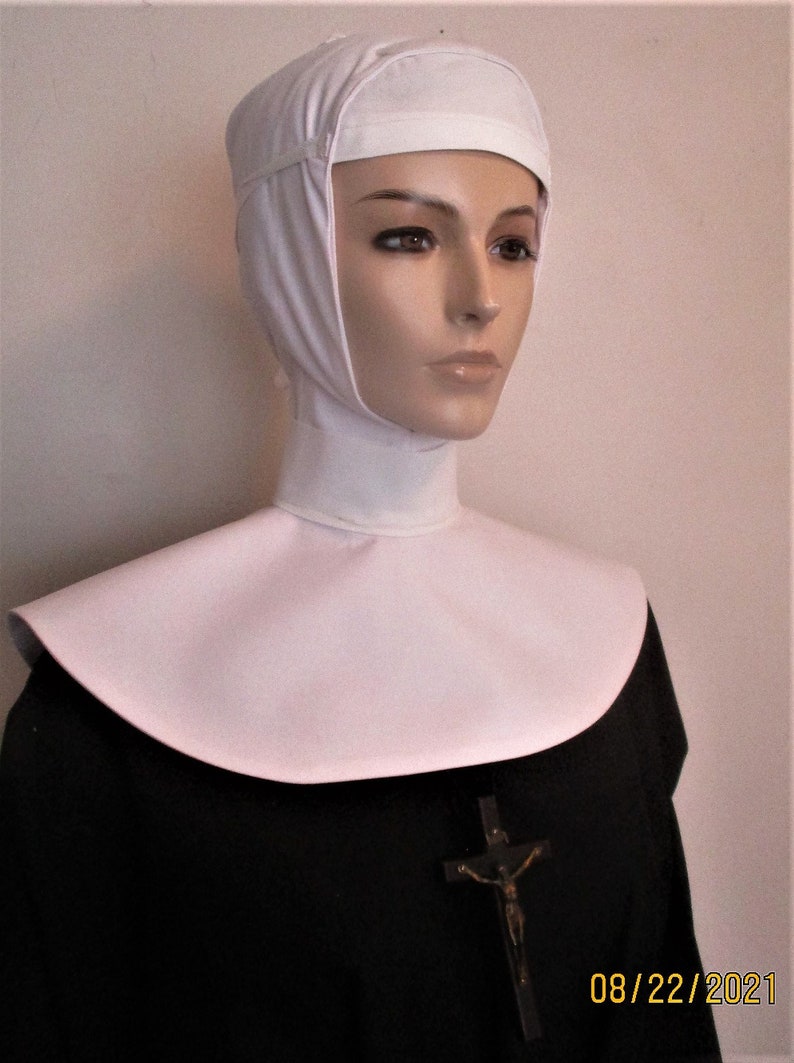 NUN VEIL and COLLAR Set Catholic religious habits and veils Etsy