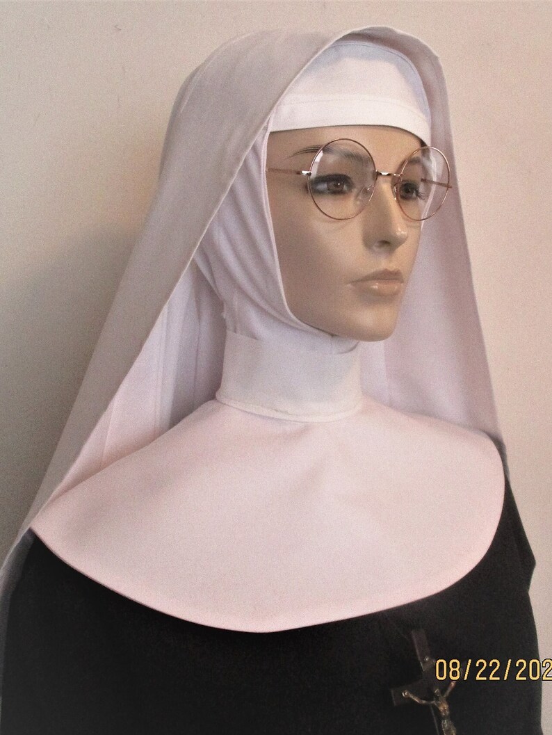 NUN VEIL and COLLAR Set Catholic religious habits and veils Etsy