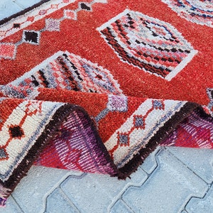 3x12 Herki Rug, Natural Runner Rug, Vintage Runner Rugs, Hallway Runner Rug, Entryway Runner Rug, Rugs For Kitchen