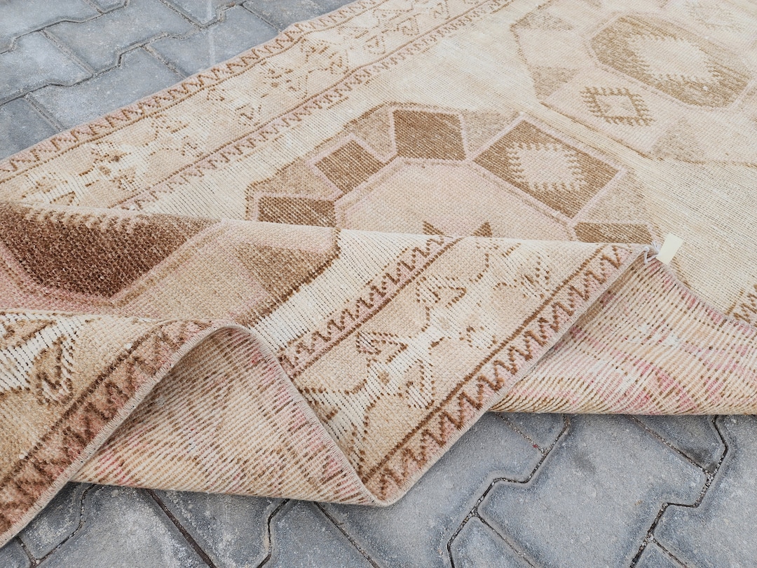 3x12 Neutral Rug, Bohemian Runners, Neutral Runner Rug, Oushak Runner ...