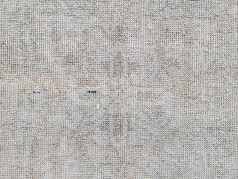 Oushak Rug 9x12, Vintage Hand Knotted 9x12 Rug, Gray and Ivory 9x12