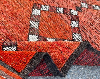 herki runner rug 3x9- home interior design vintage area rug- wool vintage runner rug- herki rug- boho decor runner rug