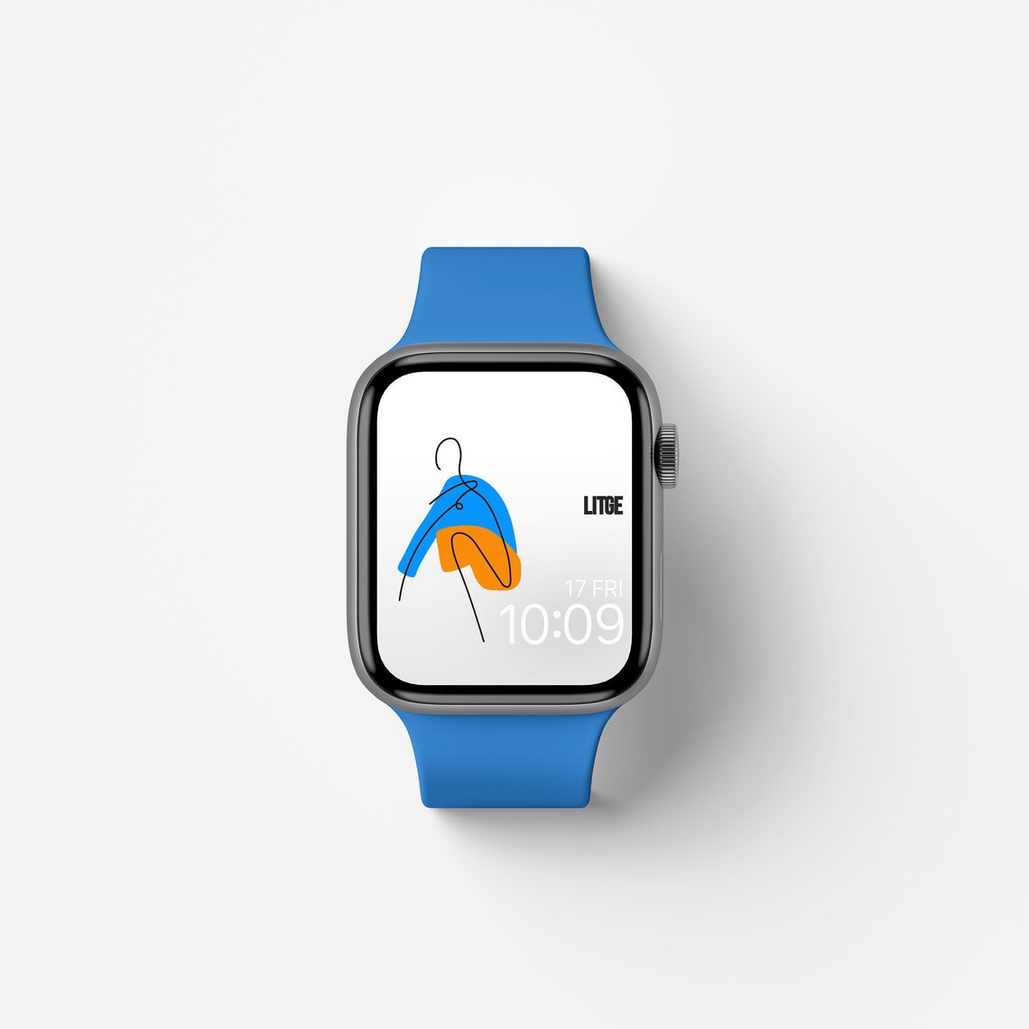 Apple Watch Wallpaper Abstract Line Illustration Design Etsy