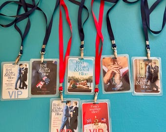 RWRB Movie VIP Lanyard: Nicholas Galitzine & Taylor Zakhar Perez Souvenir