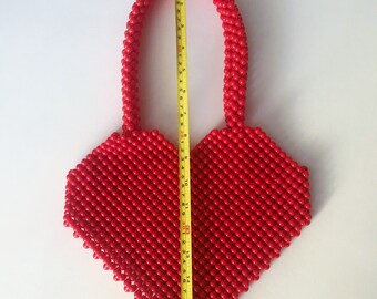 小物 red HUMAN MADE HEART BEADED BAG red HUMAN MADE HEART BEADED BAG 小物
