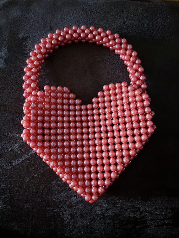 小物 red HUMAN MADE HEART BEADED BAG red HUMAN MADE HEART BEADED BAG