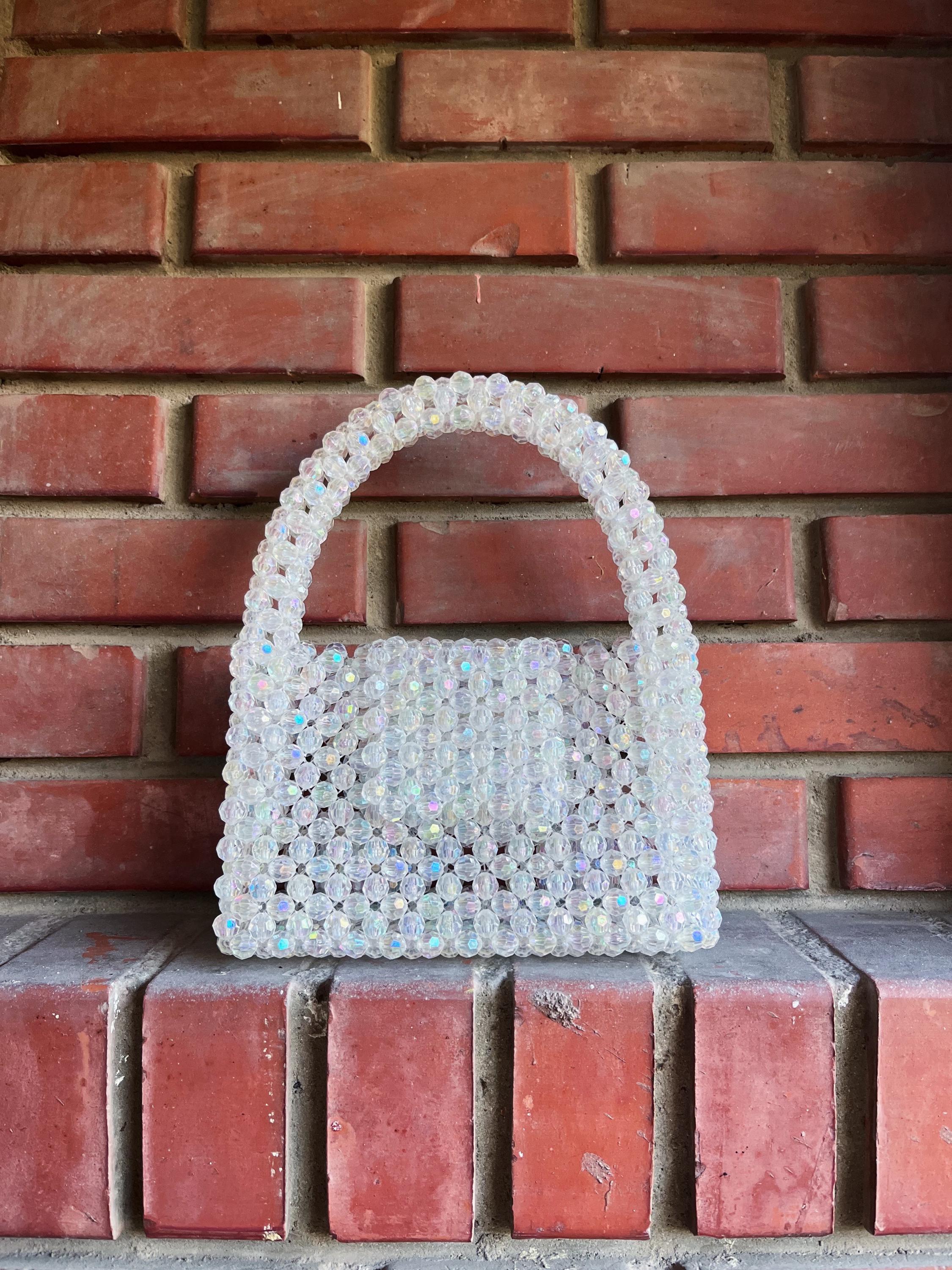Handmade Crystal Beaded Bag, Bridal Wedding Purse - Etsy