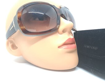 Lisa Tom Ford Sunglasses Mod.tf28 R65 Hazel Brown Tortoise