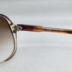 Paola Belle SUPER 2613 Made in France 52/20 brown and honey frame aviator vintage sunglasses