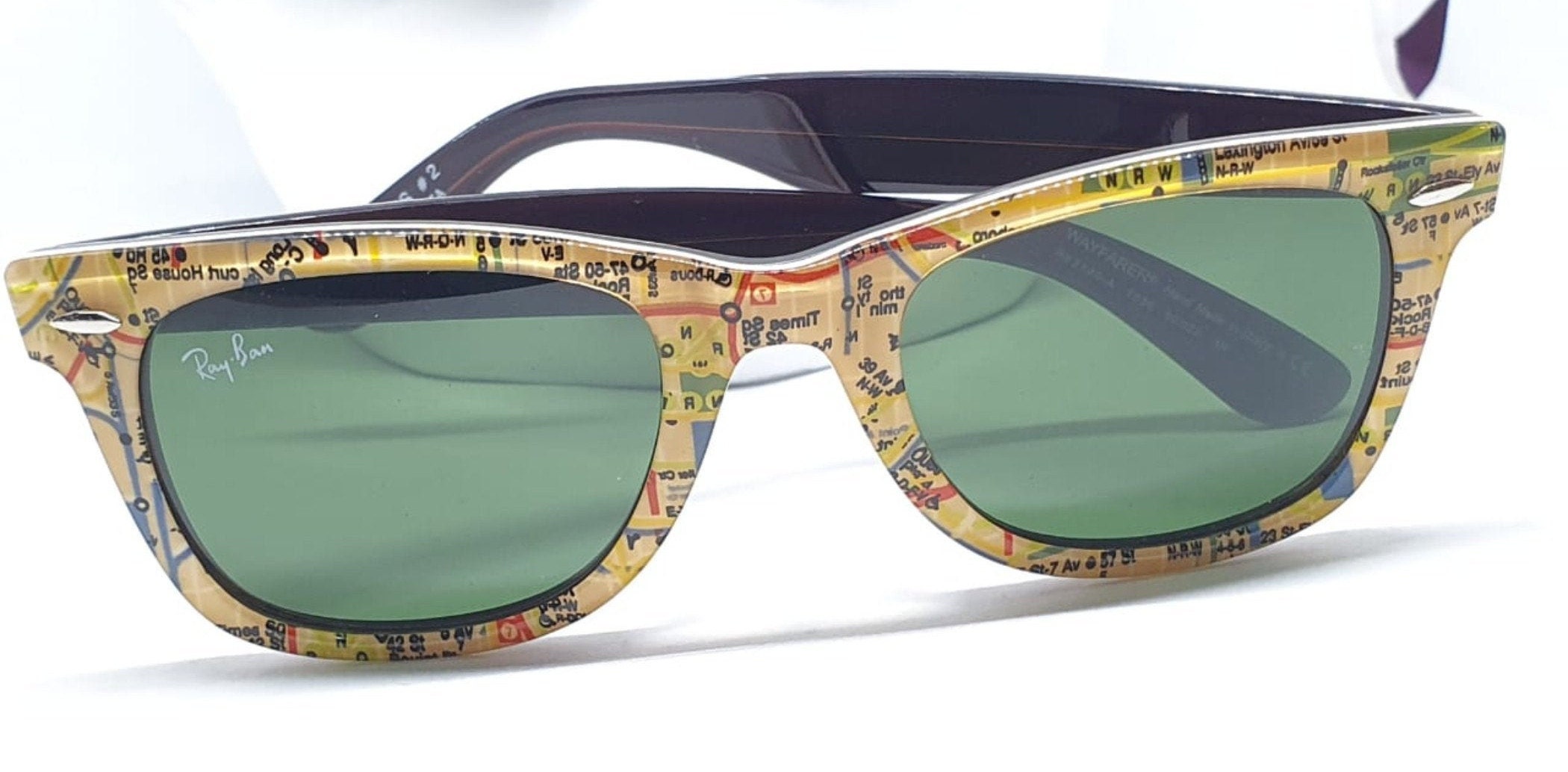 Vintage Ray Ban Wayfarer Subway New York Sunglasses RB2140 Etsy