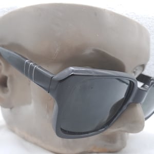 Ultra Rare Retro  Vintage PERSOL Meflecto RATTI Black Original men women Sunglasses Italy 60s