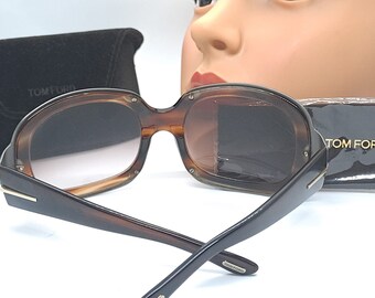 Lisa Tom Ford Sunglasses Mod.tf28 R65 Hazel Brown Tortoise