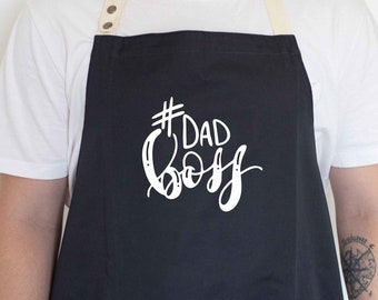 Elevate His Style: Men's Unique Apron - Perfect for Grill, Coffee Shop, Holidays, and Dad's Favorite Recipes. Personalize the Apron