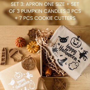 Halloween Cookie Cutters, Pumpkin Cookie Cutter Set, Cookie Stamp, Halloween Gift Box, DIY Cookie Kit, Ghost Finger Cookie Cutter