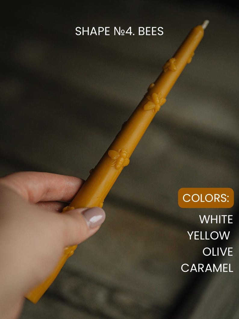 Taper Candles Beeswax, Candlesticks, Colored Tapers, Decorative Bird Candles, Dinner Taper Candle, Wedding Festive Candles