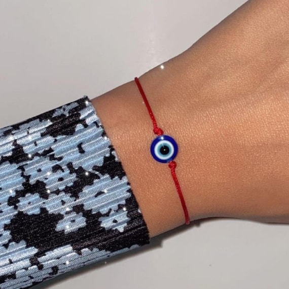 Handmade evil eye bracelet outlet