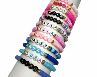 Kids name bracelet, Personalized name Custom beaded bracelet, custom name Friendship bracelet, Bracelets for Girls, Gift for Friend, Mom