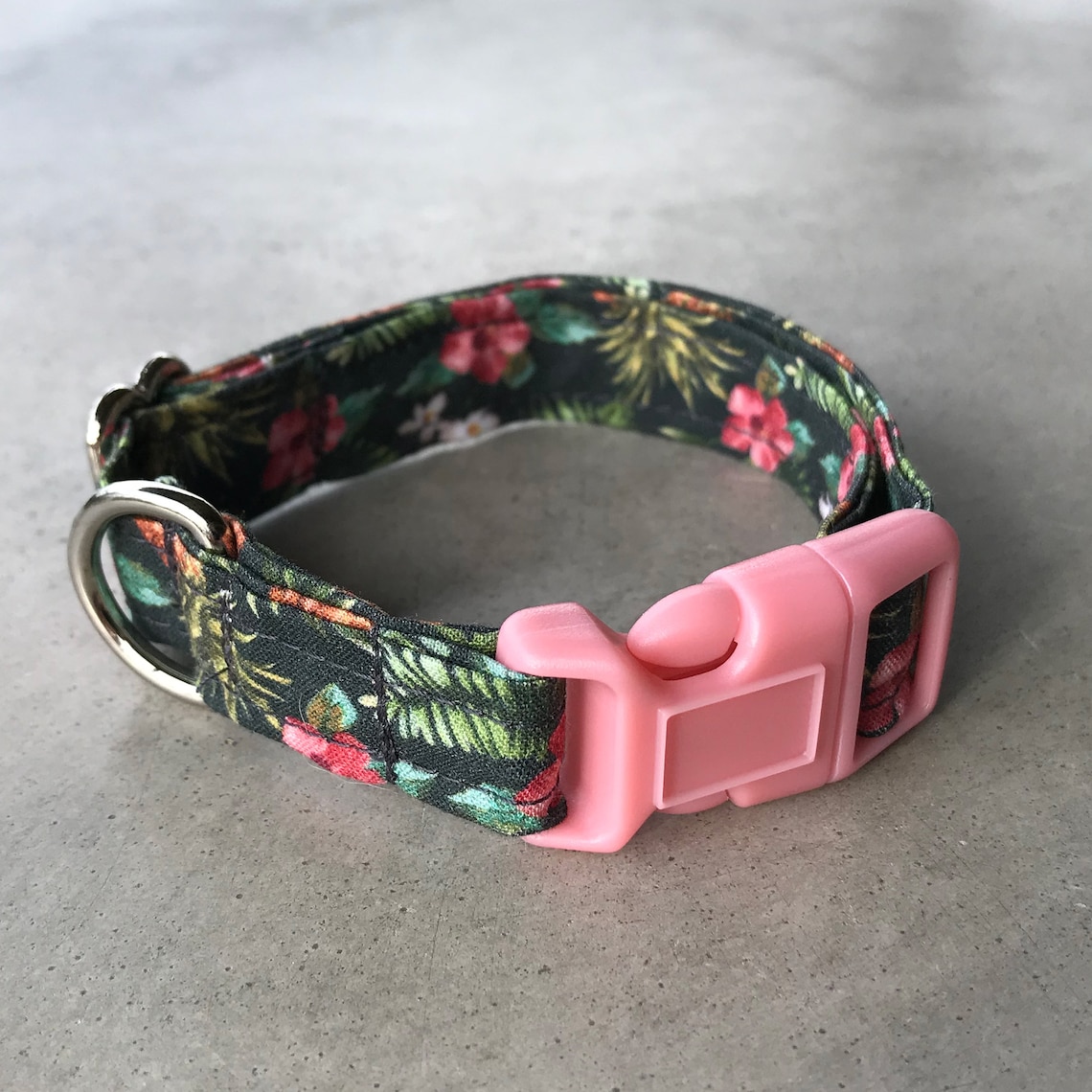 Vintage Hibiscus Hawaiian Dog Collar Hibiscus Tropical Etsy