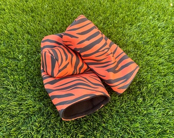 Tiger Stripe Golf Driver, Fairway & Hybrid Headcovers  inspired by Tiger Woods