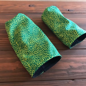 Masters Themed Jordan Inspired Green/Yellow Headcovers (Driver, Fairway, Hybrid)