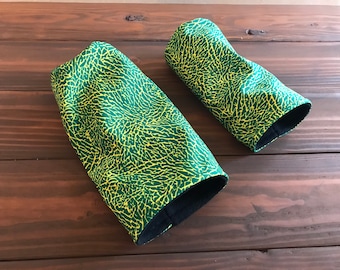 Masters Themed Jordan Inspired Green/Yellow Headcovers (Driver, Fairway, Hybrid)