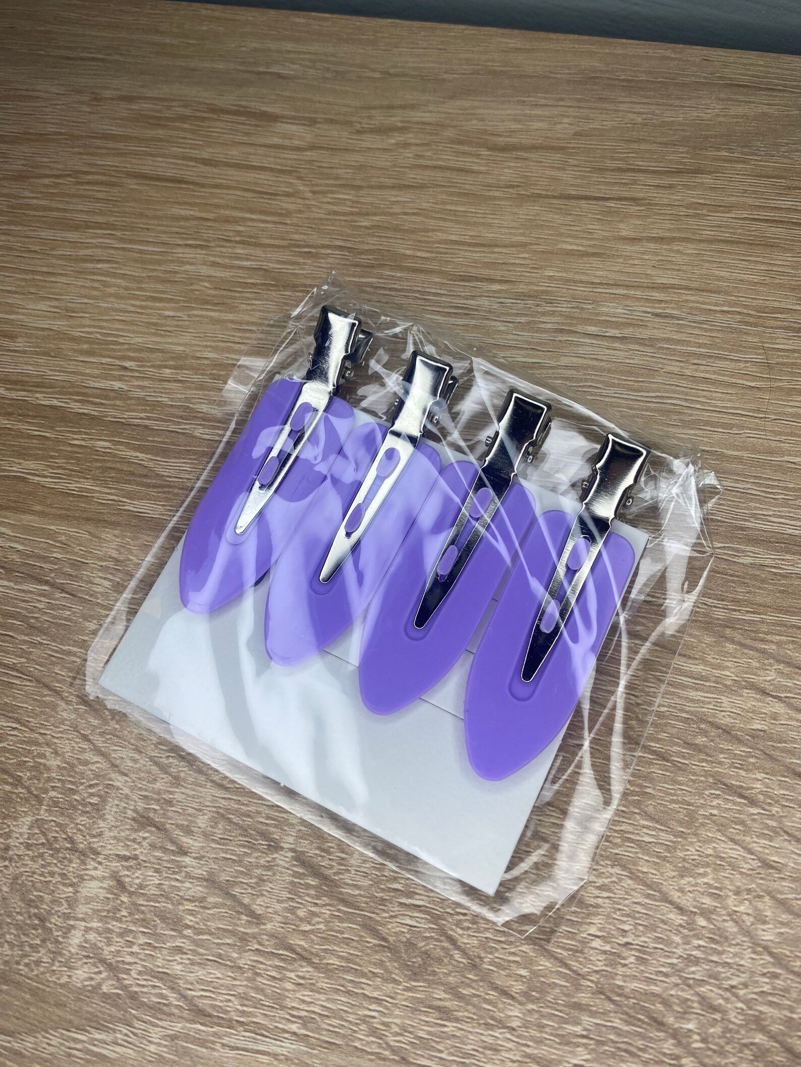 Pack of 4 purple hair clips for hair styling for curling or Etsy