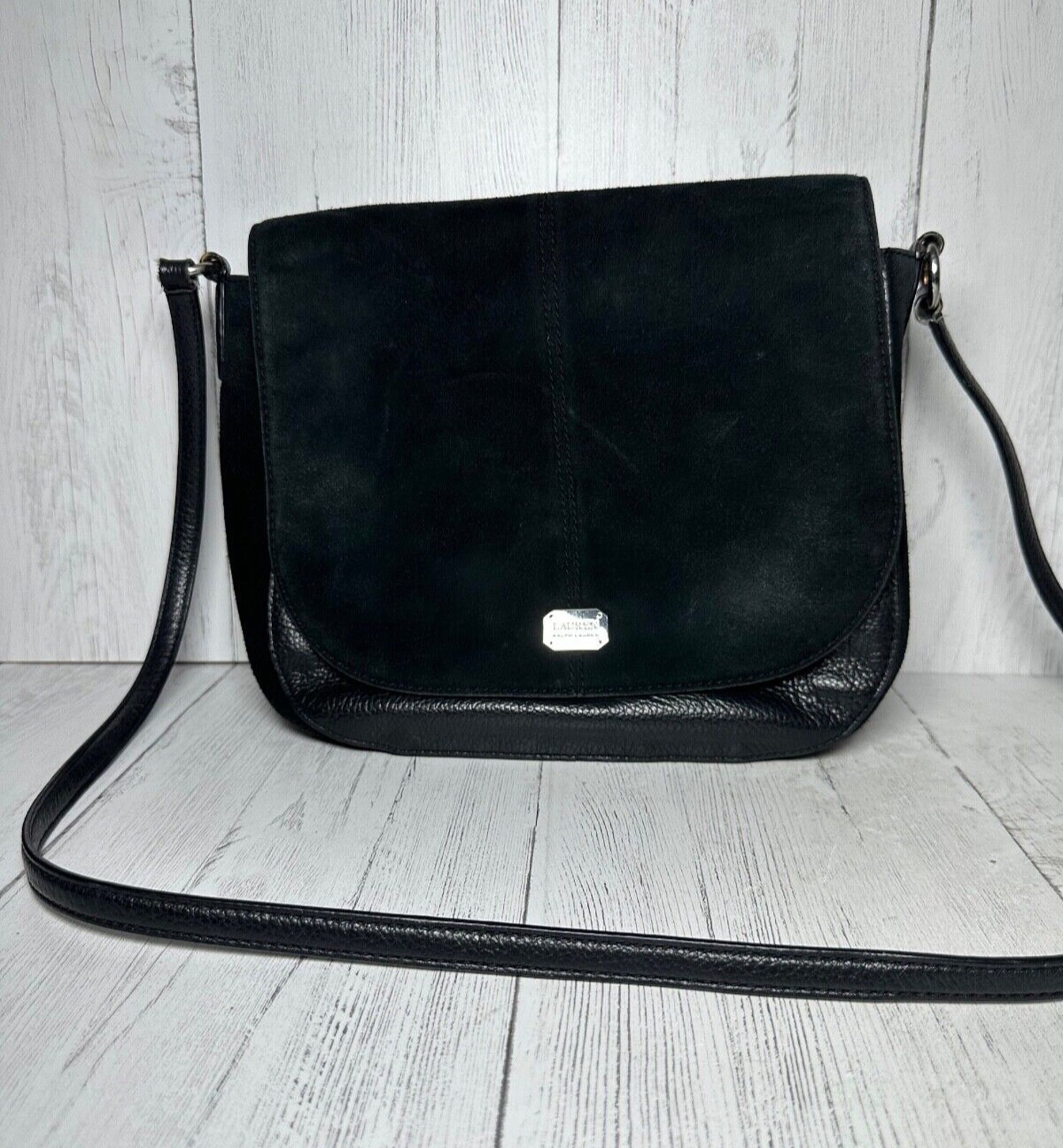 ⭐️80s⭐️RALPHLAUREN ワンハンドバッグ　ヴィンテージ　本革 1493 90s レアVINTAGE 型押しレザーYVESSAINTLAURENT YSL ロゴ