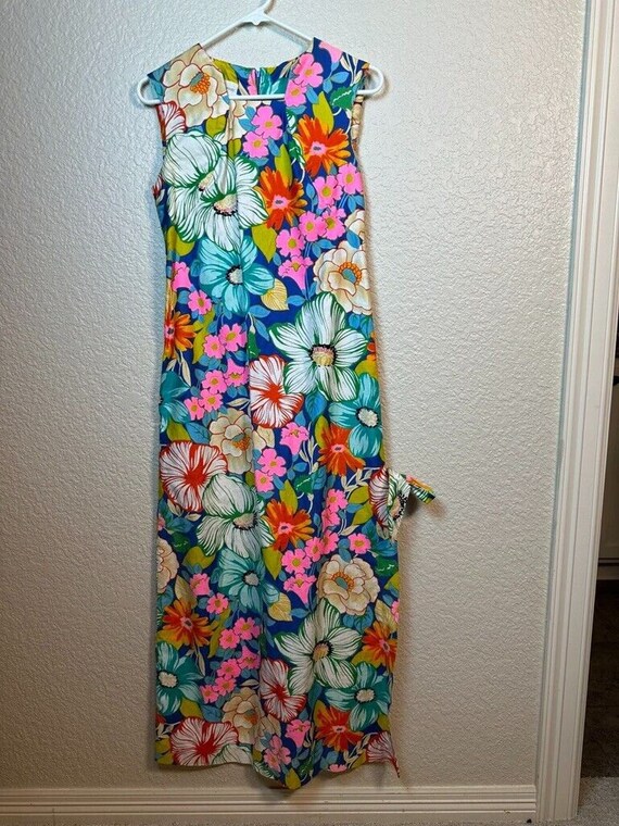 Floral Side Slit Maxi Dress At Home Wear by Van R… - image 2