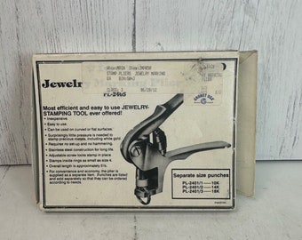 Vigor Jewelry Marking Plier Stamping Tool in Box PL-2405