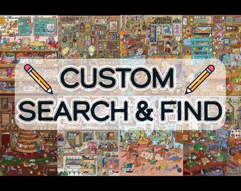 Custom Search & Find, hidden object page made uniquely for you!