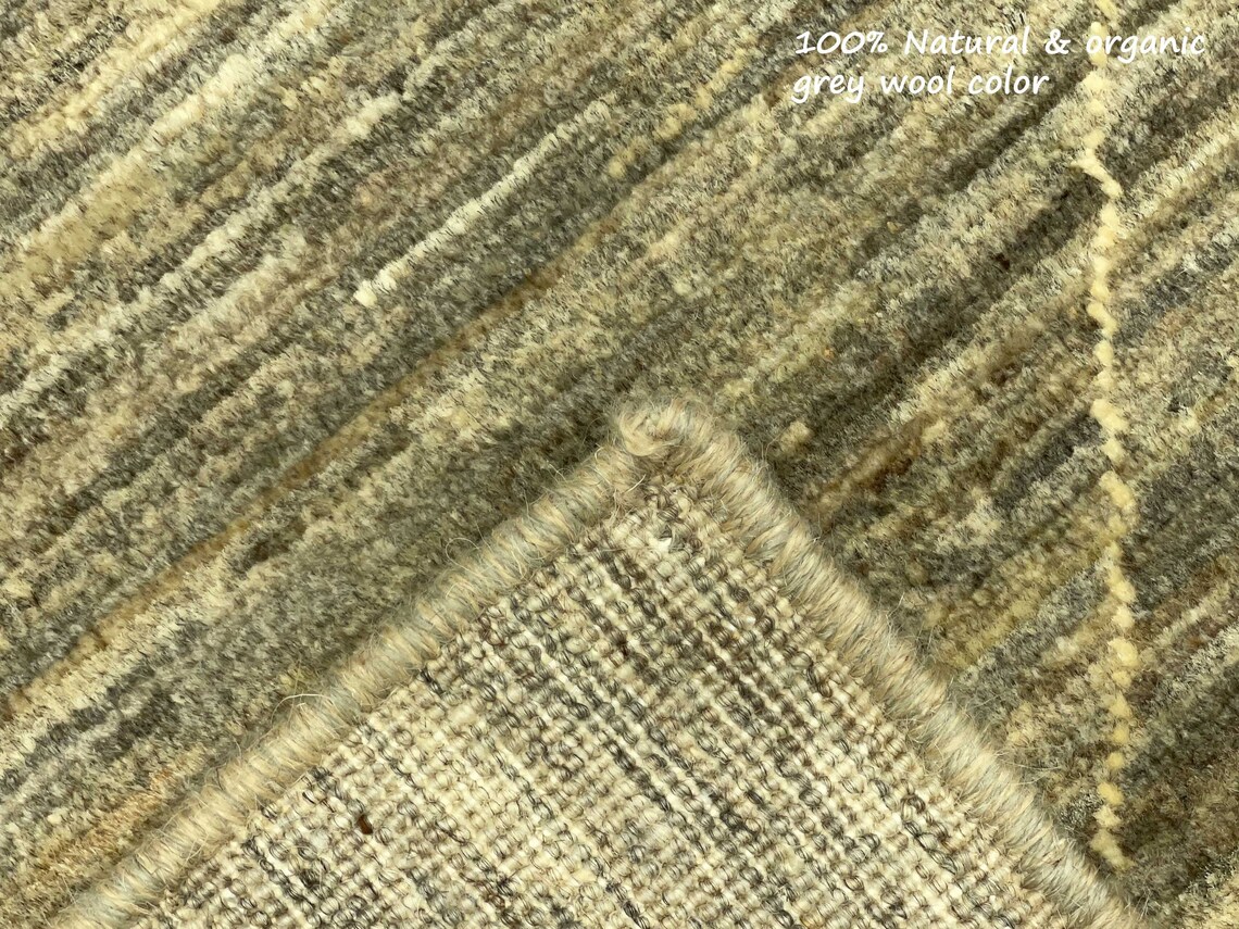 8x10 ft. Handgemachter Teppich aus Afghanistan Grauer | Etsy