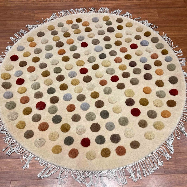 Polka Dot Rug Etsy