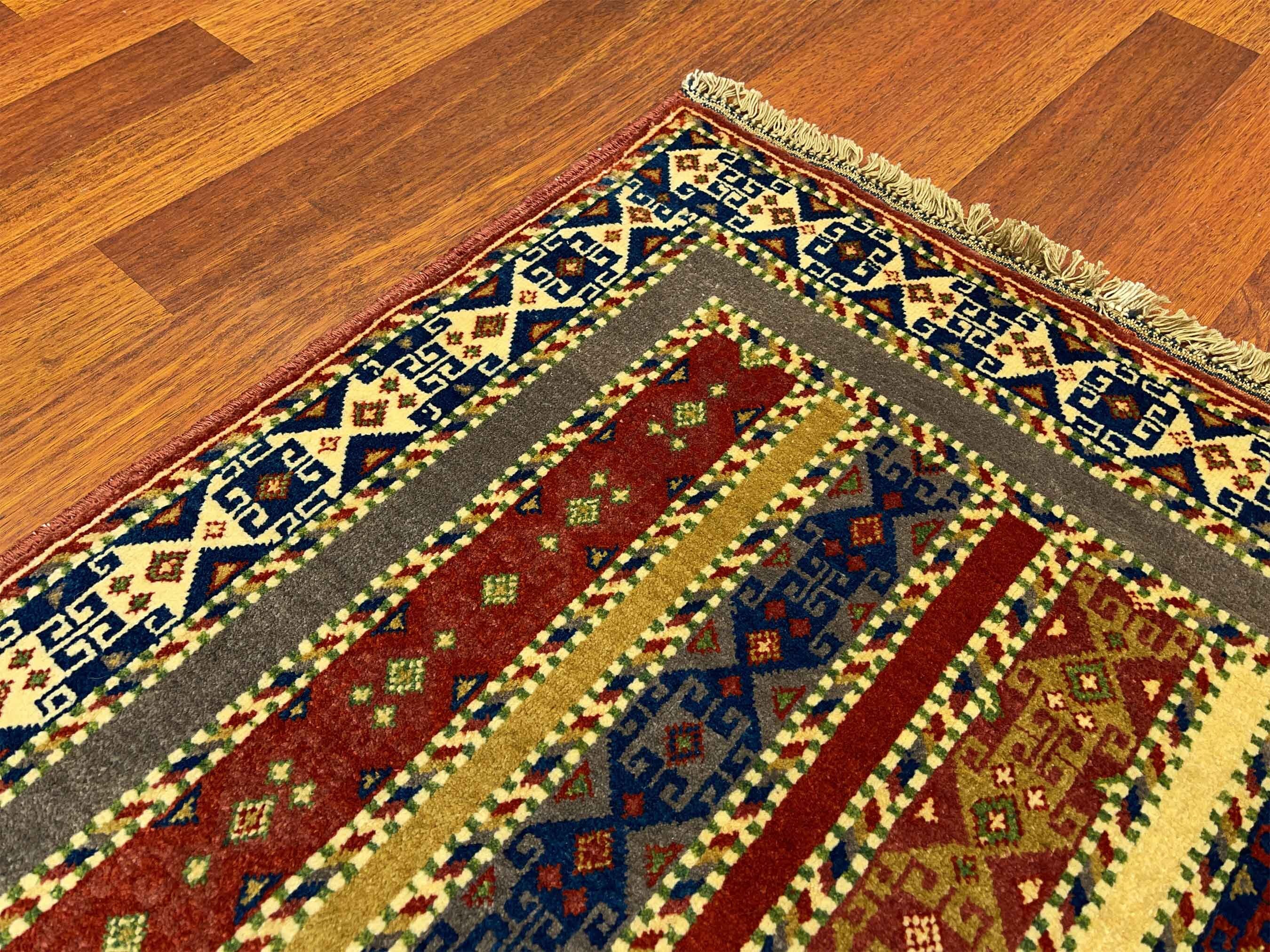3x4 ft. Afghanischer Tribal Teppich Handgeknüpfter | Etsy