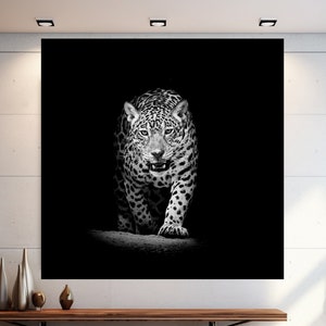 Tiger Wall Art, Animal Glass Wall Art, Wild Animal Wall Decor, Extra Large Wall Art, Tempered glass wall art, Canvas Wall Art