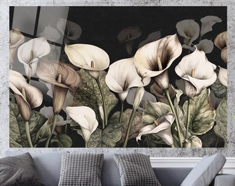 Abstract Fractal Wall Art, Abstract Glass Wall Art, Extra Large Wall Art, Tempered glass Art, Canvas Wall Art, Ready to Hang