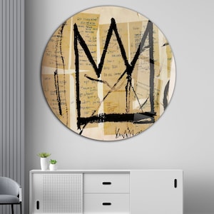 Tempered Glass Wall Art, Pop Art Glass Art, Banksy Wall Decor, Panoramic Wall Art, 3D Abstract Glass Wall Art, Large Glass Wall Art,