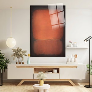 Mark Rothko no 10, Mark Rothko Print, Mid Century Modern Wall Art, Extra Large Wall Art, Tempered glass wall art, Popular Right Now