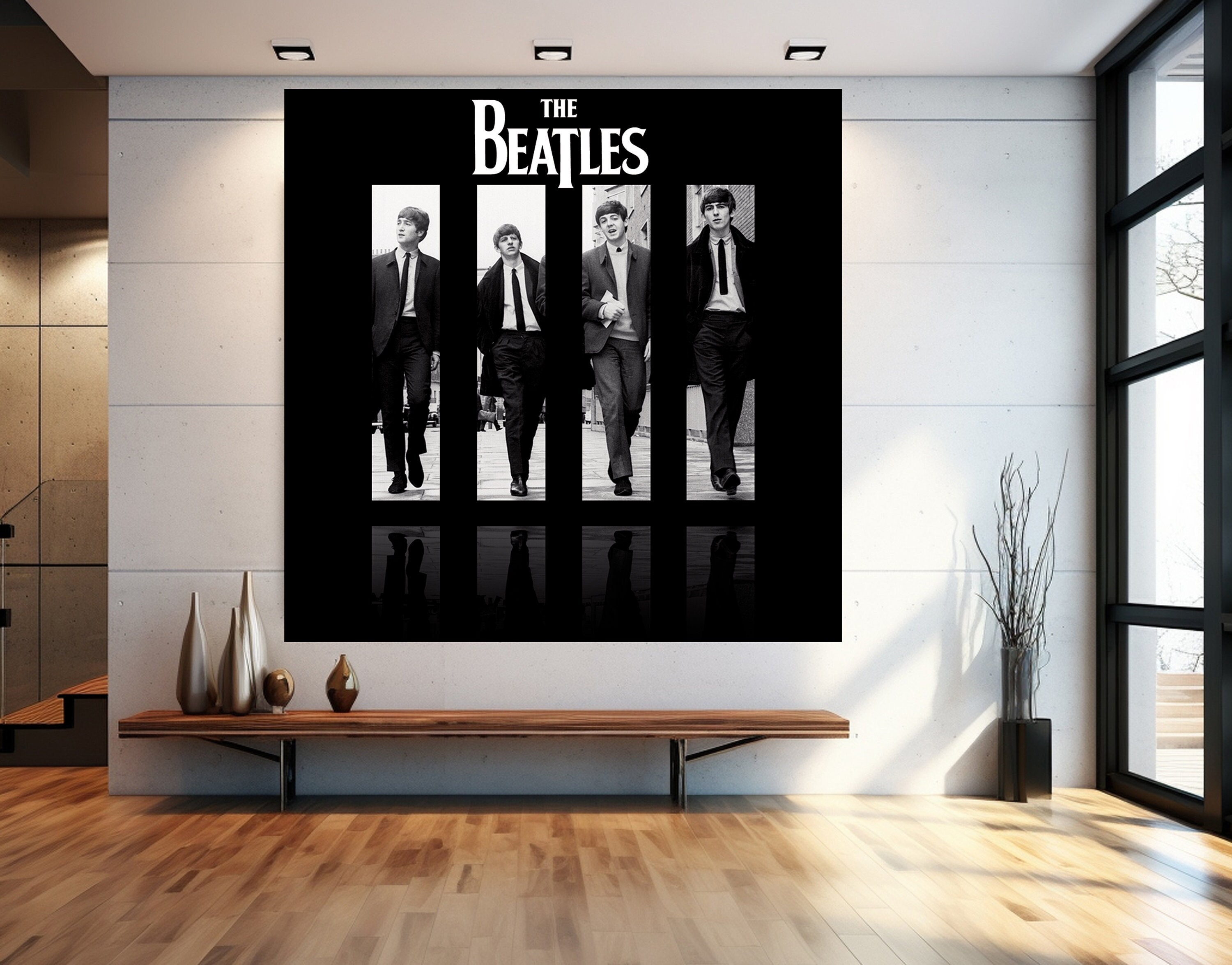 The Beatles Poster The Beatles Album Cover Beatles Wall Art Canvas The Beatles Poster The Beatles Album Cover Beatles Wall Art Canvas